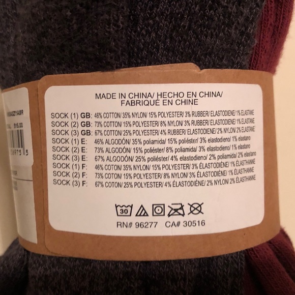 Vans Crew Blue, Multicolor, White, 3 Pair - Picture 9 of 9